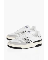 Etonic - Leather Low Top Sneakers With Suede Details - Lyst