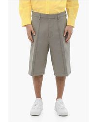 Neil Barrett - Straight Leg Bermuda Shorts With Belt Loops - Lyst