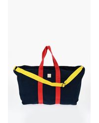 Woolrich - Canvas Tote Bag With Tape Handles And Adjustable Shoulder St Size Unic - Lyst