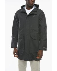 Nike - Solid Color Parka With Hood And Hidden Closure - Lyst