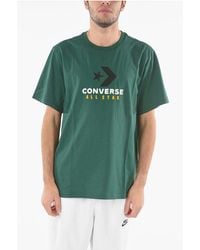Converse - All Star Front Logo-Printed Crew-Neck T-Shirt - Lyst