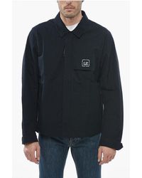 C.P. Company - The Metropolis Series Waterproof Cotton Overshirt With Print - Lyst