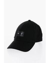 Neil Barrett - Cotton Twill Cap With Piercing - Lyst