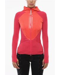 Stella McCartney - Adidas Chamarra Eknit Hoodie Sweatshirt With Zip - Lyst
