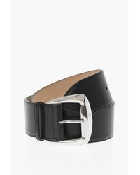 Alexander McQueen - Leather Maxi Belt 60Mm - Lyst