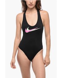 Nike - Swim Solid Color One-Piece Swimsuit With Crossed Straps - Lyst