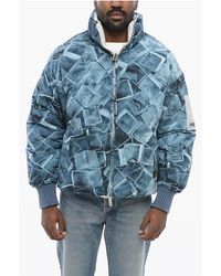 Armani - Emporio Reversible Earctic Down Jacket With Ice Motif - Lyst
