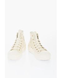 Converse - All Star Chuck Taylor Textured Leather Lift High-Top Sneaker - Lyst