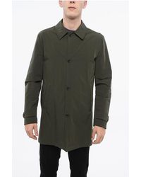 Corneliani - Cc Colelction Solid Color Rain Coat Jacket With Buttons - Lyst