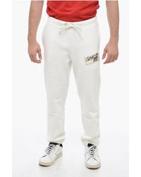 Moncler - Fleece Joggers With Logo Patch - Lyst