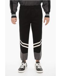 Neil Barrett - Neoprene Skinny Fit Joggers With Contrasting Details - Lyst