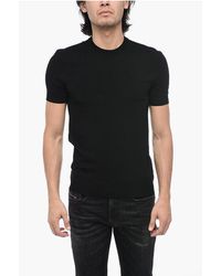 Neil Barrett - Slim Fit Solid Color Crew-Neck T-Shirt - Lyst