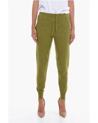 Kate Spade - Cashmere-Blend Joggers With Embroidered Logo - Lyst