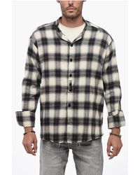 Greg Lauren - Greg Lauren Oversized Flannel Shirt - Lyst