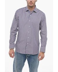 Alessandro Gherardi - Pencil-Striped Shirt With French Collar - Lyst