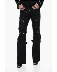 Off-White c/o Virgil Abloh - Wool Blended Cargo Pants With Buckle Detailing - Lyst