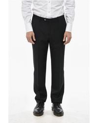 Corneliani - Code 4-Pocketed Virgin Wool Pants With Belt Loops - Lyst