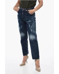 DSquared² - Boston Jeans With Distressed Effect 20Cm - Lyst