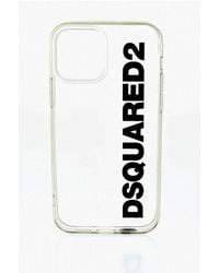DSquared² - Transparent Iphone 12 Pro Case With Printed Logo - Lyst
