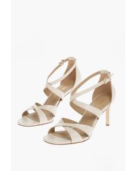 Michael Kors - Michael Leather Kinsley Ankle Strap Sandals With Braided Ban - Lyst