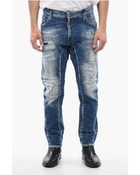 DSquared² - Distressed Effect Tidy Biker Jeans 18 Cm - Lyst