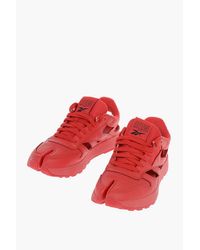 Maison Margiela - Reebok Leather Project 0 Cl Dq Tabi Sneakers With Cutouts - Lyst