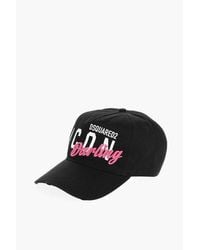 DSquared² - Icon Solid Color Darling Cap With Embossed Detail - Lyst