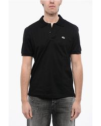 DIESEL - Tag Solid Color T-Smith-Doval-Pj Polo Shirt With Oval-D - Lyst