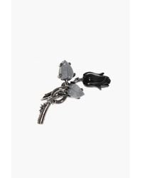 DSquared² - Single Clip Earring With Rose Shaped Design - Lyst