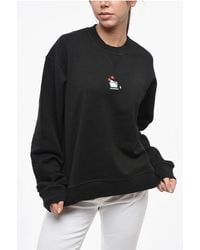 DSquared² - Fleeced Cotton Cool Fit Crew-Neck Sweatshirt - Lyst