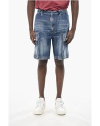 DSquared² - Summer Lovers Stretch Cotton Loose-Fit Cargo Jeans - Lyst
