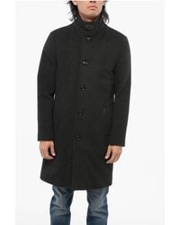 Moorer - Virgin Wool Arge Coat With Removable Down Padding - Lyst