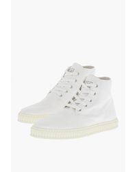Maison Margiela - Mm22 Canvas High-Top Sneakers With Rubber Sole - Lyst