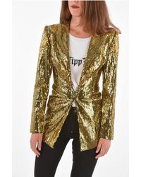 Philipp Plein - Couture Shawl Lapel Sequined Blazer S Standard Size - Lyst