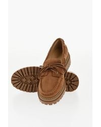 Michael Kors - Suede Lace-Up Moccasins Cameron - Lyst