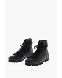 Converse - All Star Chuck Taylor Cleated Sole Leather High Top Sneakers - Lyst