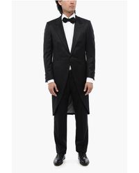 Corneliani - Virgin Wool Peak Lapel Mantua Ceremony Groom Blazer - Lyst