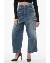 Dior - Cropped Fit Cargo Denims With Martingales 24Cm - Lyst