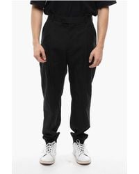 Alexander McQueen - Tailored Wool Pants With Knitted Cuffs - Lyst