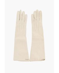 DSquared² - Solid Color Leather Opera Gloves - Lyst