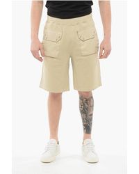 C.P. Company - Sweat Shorts With Coated Cotton Pockets - Lyst