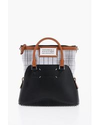 メゾン マルジェラ MM11 RUBBER 5AC HANDBAG WITH LEATHER TRIMS Maison Margiela MM11 Rubber 5AC Bag with Leather Trims and
