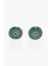 Corneliani - Enamelled Brass Button Cufflinks - Lyst