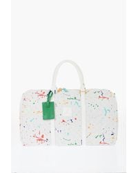 Nike - Air Jordan Painting Effect Duffle Bag With All-Over Monogram Size Unic - Lyst