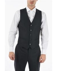 Corneliani - Cc Collection Virgin Wool And Silk Cerim. Reset Waistcoat - Lyst