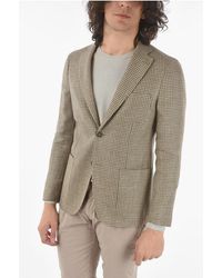 Corneliani - Cc Collection Houndstooth Side Vents Notch Lapel Reward 2-Bu - Lyst