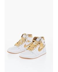 Nike - Air Jordan Two-Tone Leather 1 Retro Hi Og High-Top Sneakers - Lyst