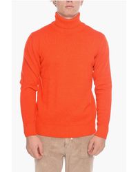 Altea - Virgin Wool Turtleneck Sweater - Lyst