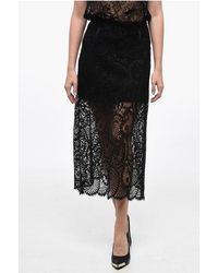 Beaufille - Macramè Lace Skirt With Inner Petticoat - Lyst