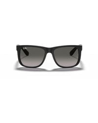 Ray-Ban - Rb4165f Justin Low Bridge Fit Rectangular Sunglasses - Lyst